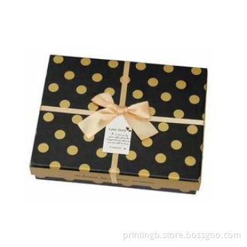 Luxury Polkas Dots Chocolate Gift Box Cardboard Box Trays I